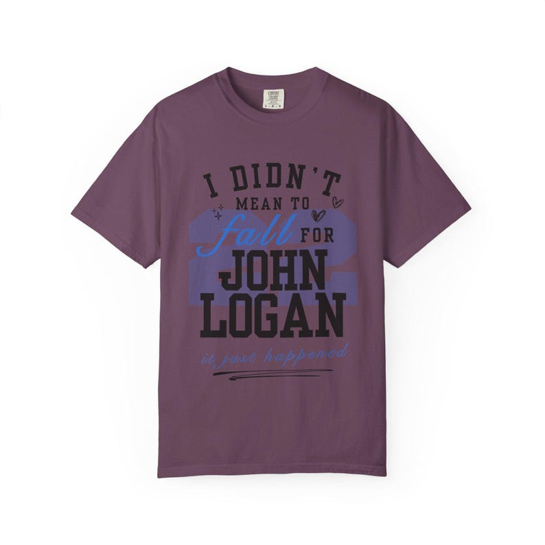 John Logan Off Campus T-Shirt Burgundy Color