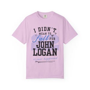 John Logan Off Campus T-Shirt Light Purple Color