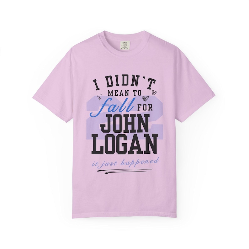 John Logan Off Campus T-Shirt Light Purple Color