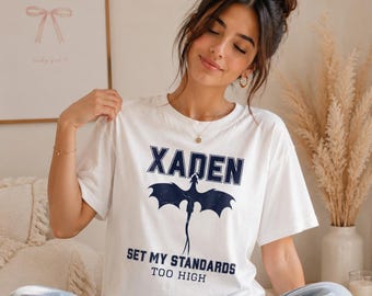 Fourth Wing Shirt | Xaden Riorson Basgiath War College Fourth Wing Merch | Book Lover Gift