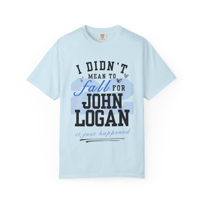John Logan Off Campus T-Shirt Light Blue Color