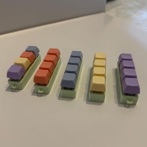 4-Tasten-Fidget-Tastatur - Mini Mechanische Tastatur Stressabbau Spielzeug | Clicky Schalter Fidget