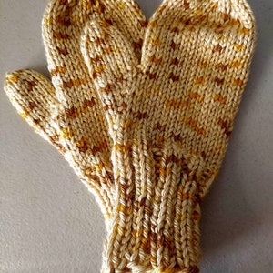 PRICE REDUCED--Mittens, children, handmade, size small (2-4 yrs.), soft, warm, machine wash & dry