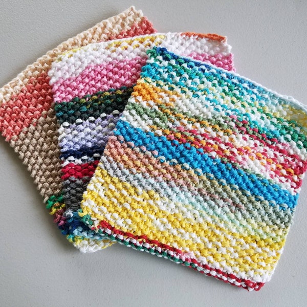 Dish cloth, dishcloth--IRREGULARS, SEE DESCRIPTION--face cloth, wash cloth, wash rag, bar rag, 100% cotton, approx. 7 1/2" X 7 1/2"