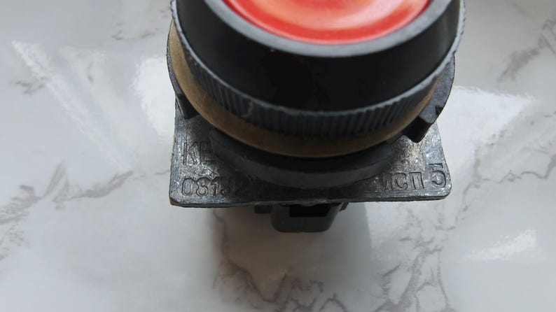 Chernobyl Switch Button Chernobyl Reactor AZ-5 Scram Button KE-011 USSR Emergency Protection ...