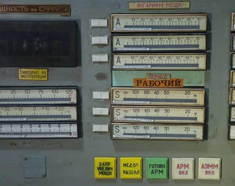 NPP-bedieningspaneel Tsjernobyl ampèremeter M1730 voor NPP-versie Bedieningspaneel RBMK Vintage