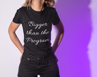 Bigger Than the Program viral trendy urban tee T-Shirt | Streetwear Graphic Tee