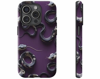 Snake Art iPhone-skal: Skyddande och trendigt ormtryck