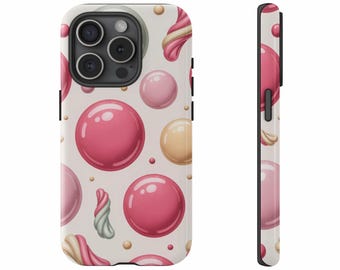 Colorful Bubbles iPhone Case: Whimsical Abstract Sphere Design