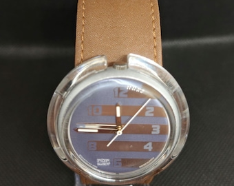 スウォッチ POP 1998 腕時計 ブラウン 希少 最良コンディション