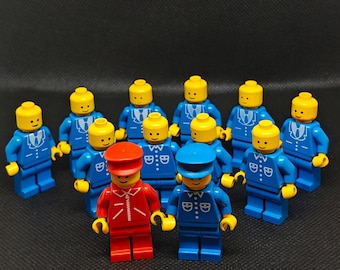 Minifiguras LEGO del Aeropuerto de Aviación Convolut (12 figuras)
