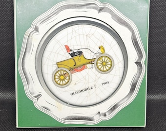 ヴィンテージ ピューター ウォールプレート オールズモビル 7 1904 装飾車 コレクタープレート No. 7001