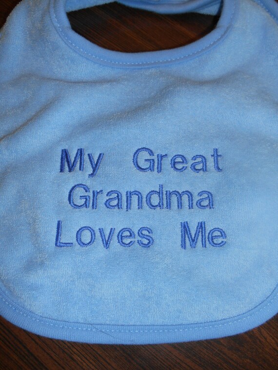 grandma baby bibs
