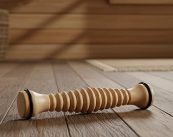 Houten voetroller – verlichting van fasciitis plantaris, milieuvriendelijk