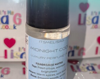 Men's 50ml Perfume Oil, Long Lasting Handmade Fragrance Gift