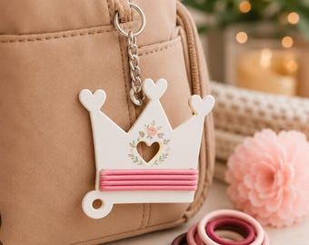 Paquete de archivos STL para sujetar gomas de pelo, 6 plantillas imprimibles con licencia comercial.