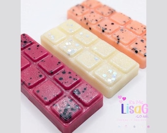 Loción para después del afeitado: Barra de cera fundida Snap Bar 55g, ceras fundidas Ecococo hechas a mano en el Reino Unido, ceras fundidas con aroma intenso, regalo de fragancia para el hogar