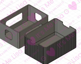 Soporte para cartas de juego STL, caja para baraja imprimible en 3D en blanco y estuche de almacenamiento