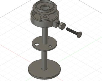 Tumbler Lid Holder STL and 3MF, Snow Globe Epoxy Crafting Stand