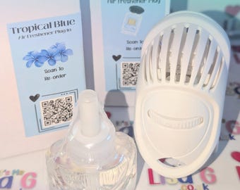 Floral Plug In Air Freshener Refill Set, Electric Home Fragrance