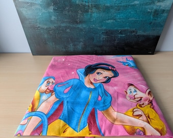 Sábana bajera vintage de Blancanieves de Disney, decoración de los años 2000