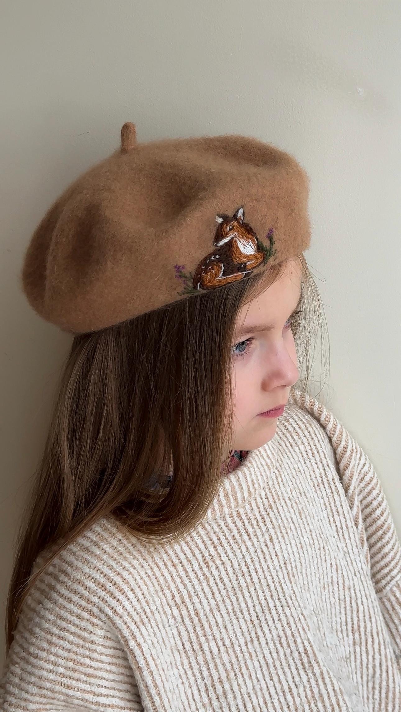 Wool Beret Bow - Etsy display picture 2