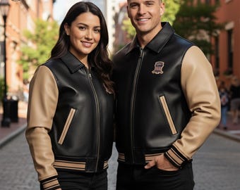 Avirex Leather Jacket Black Brown Vintage Bomber Aviator Coat Men Genuine Leather