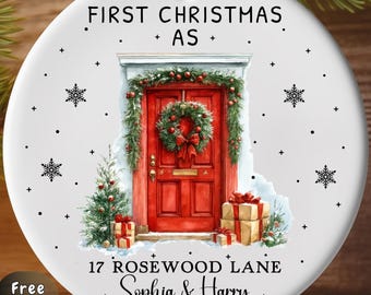 Our New Home Christmas Ornament, Our First Christmas Ornament, House Address Ornament, Our First Home Keepsake, First Home Bauble 2025