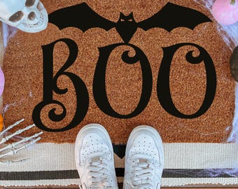 Boo Doormat, Funny Doormats, Halloween Doormats, Ghost Doormat, Funny Door Mat, Halloween Door Mat, Custom Door Mat, Fall Boo Ghost Doormats