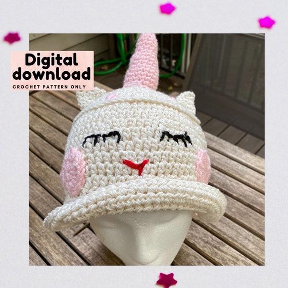 90s Crochet Bucket Hat Pattern Summer 