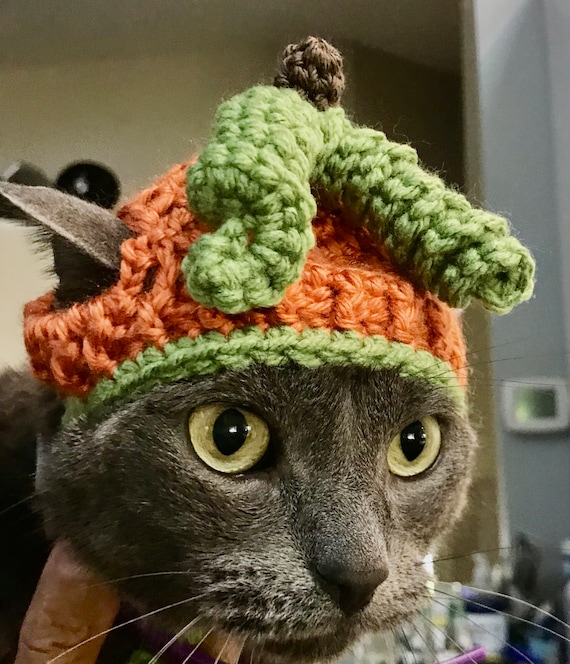 Crochet Baby & Kids Downloads - Pumpkin the Cat & Hat Crochet Pattern