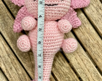 Axolotl Crochet Plush Amigurumi Animal PDF Pattern, Plushies