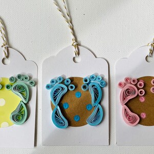 Handgemachte Geschenkanhänger, Geschenkanhänger, handgemachte Geschenkanhänger, Tags, Geburtstagsanhänger, Babypartygeschenk, Dankeschön-Babypartygeschenkanhänger