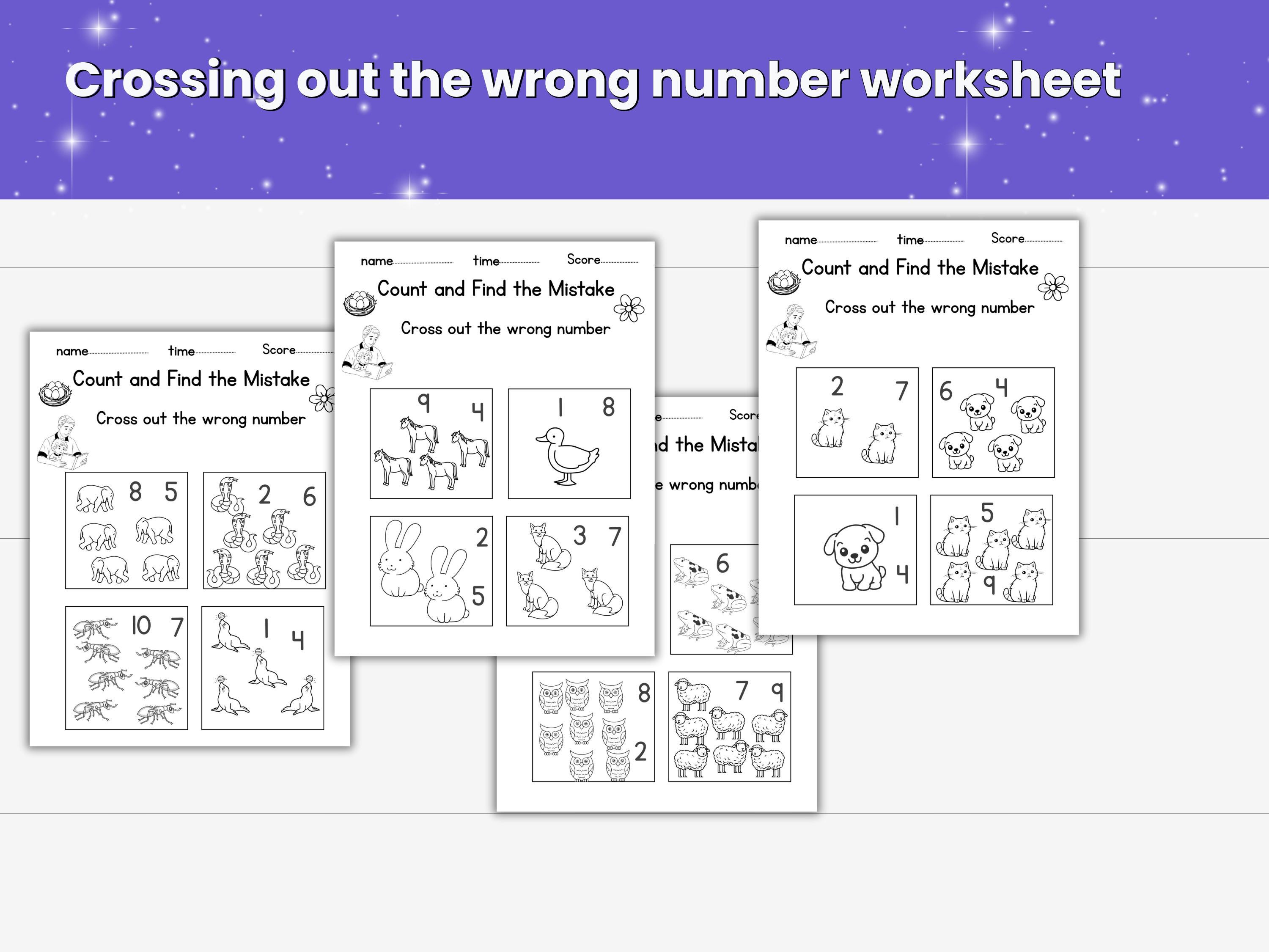 160+ Kids Math Worksheets, Printable Preschool & Kindergarten Mega ...