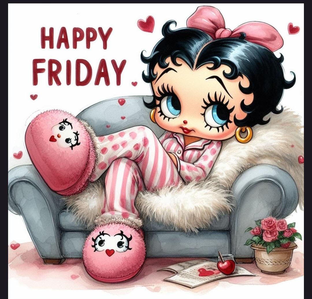 Betty Boop | Happy Friday | DTF | Ready to Press - Etsy