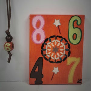 86 47 comes with a 6×8 original brand art piece