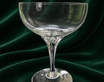 Bohemia Belfor “Exquisite” 5” Crystal Coupe Glasses - Sets Available