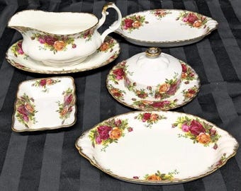 Royal Albert “Old Country Roses” Serveware/Replacement Pieces.  Original 1962-1974 Backstamp