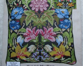 Needlepoint/Tapestry Kit Candamar Designs Morris Style Pillow/Picture