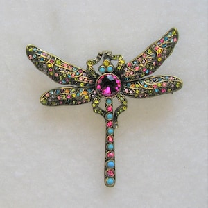 Heidi Daus Collectors Edition Crystal Dragonfly Broche/Pin Hanger