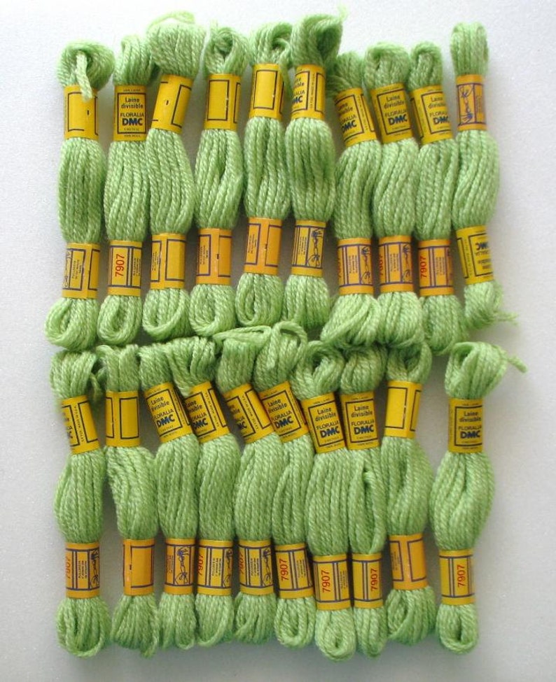 108 Yards DMC 3ply Needlepoint/crewel Yarn 7907 Spring Green Etsy