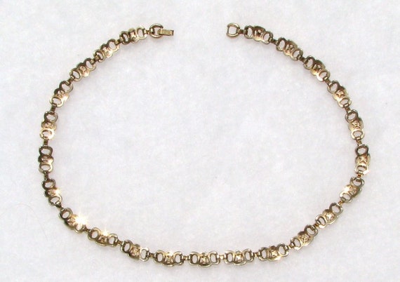 Trifari Crown Trifari Rhinestone & Pearl Necklace… - image 3