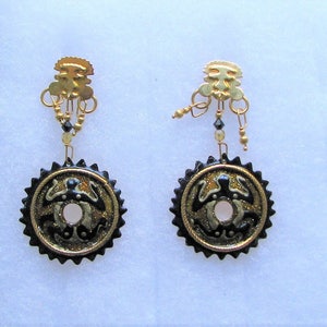 Lunch At The Ritz Toltec Snacka Earrings POST