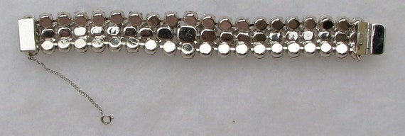 Eisenberg Huge 2-Level Rhinestone Bracelet Vintage - image 2