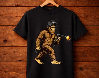 Camiseta de soldador Bigfoot, camiseta divertida de soldadura, regalo para soldador, camiseta Comfort Colors, camiseta para obreros.
