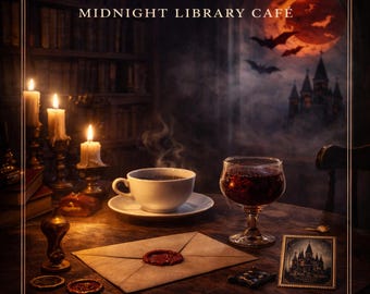 Mesa de vampiros: páginas de diario gótico oscuro, kit de efímeros y conjunto de rituales (descarga digital)