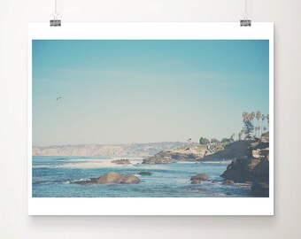 Print La Jolla Lifeguard Tower: foto kust San Diego