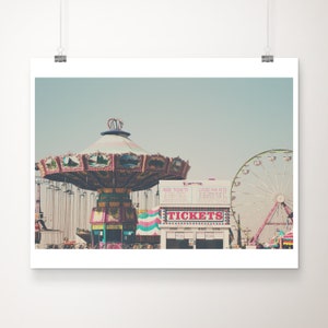 Bakersfield County Fair Druck, Riesenrad Fotografie, Kalifornien Druck, Karnevalsdekor, Kinderzimmerdekor