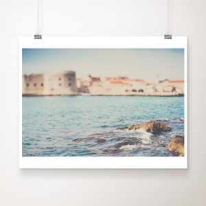 Dubrovnik photograph, Adriatic Sea print, Europe travel print, Croatia print, Dubrovnik Old Town print, Dubrovnik print, ocean photograph