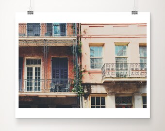 New Orleans Architecture Print, French Quarter Decor